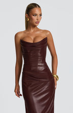 Sophie Maxi Dress - Burgundy