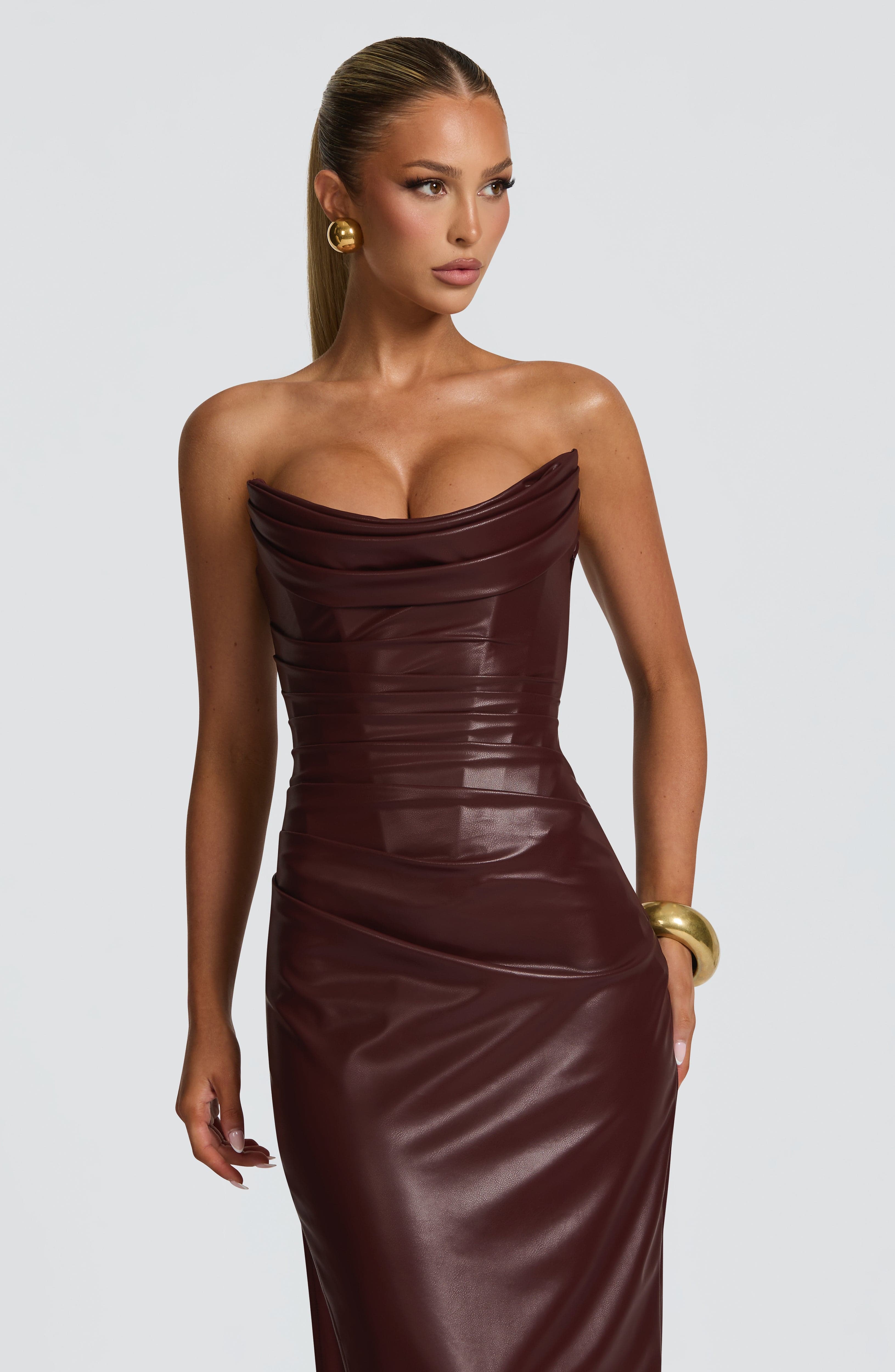 Sophie Maxi Dress - Burgundy