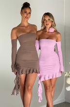 Adele Mini Dress - Pink