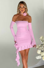 Adele Mini Dress - Pink
