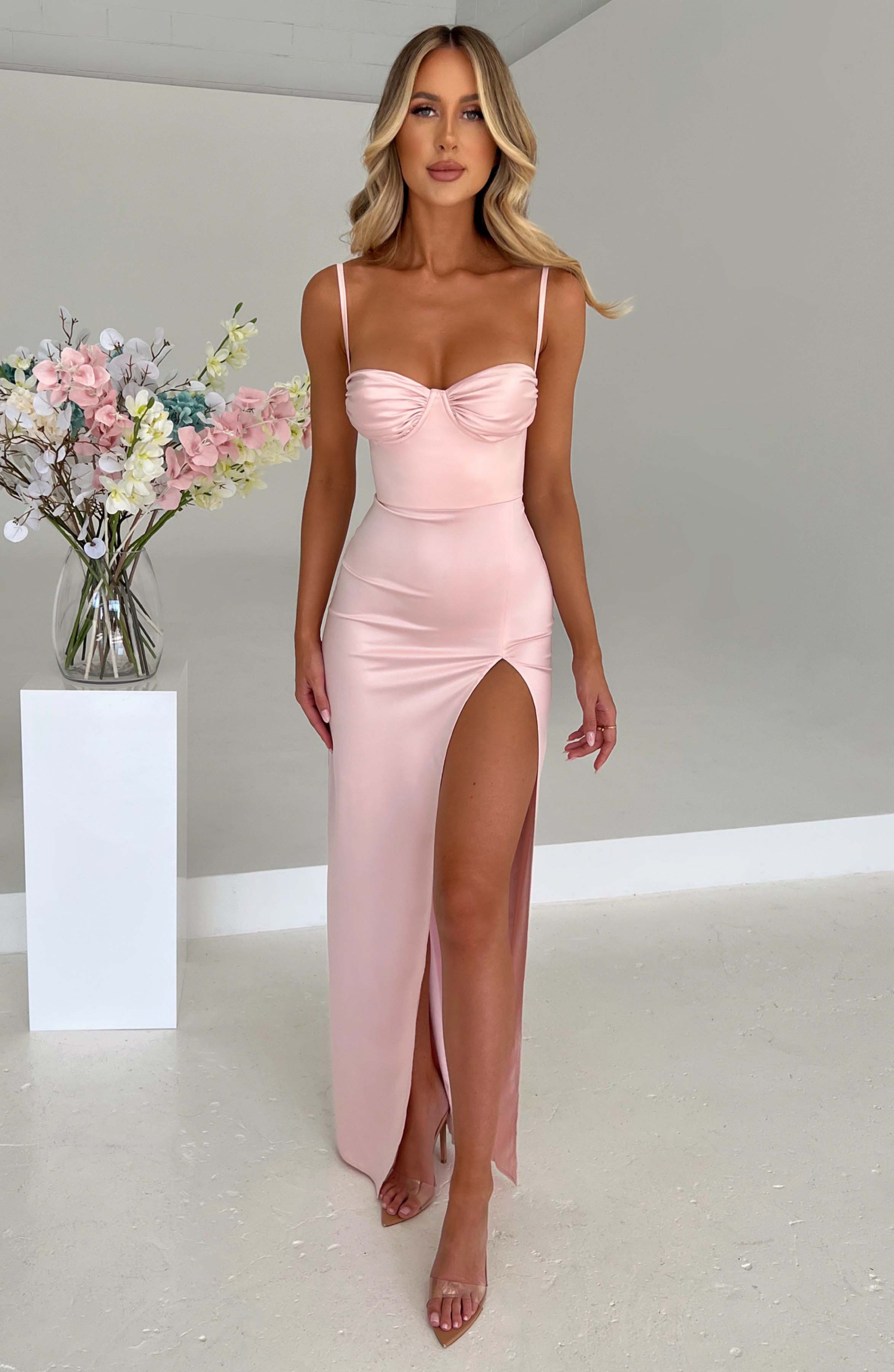 Crystal Maxi Dress - Blush