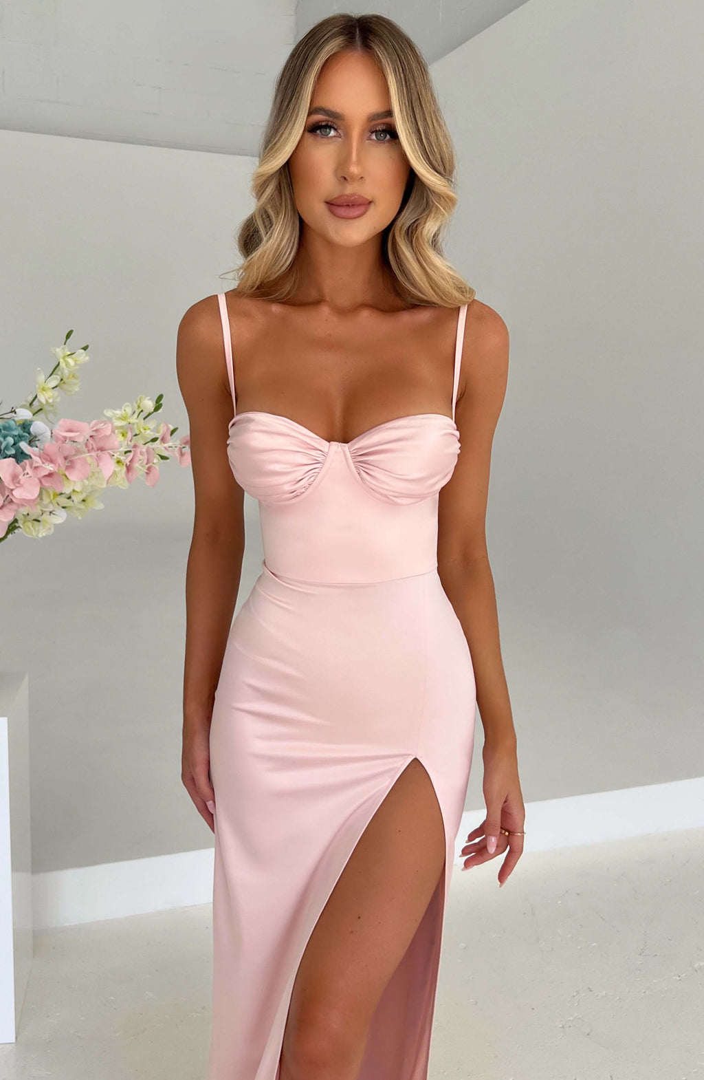 Crystal Maxi Dress - Blush