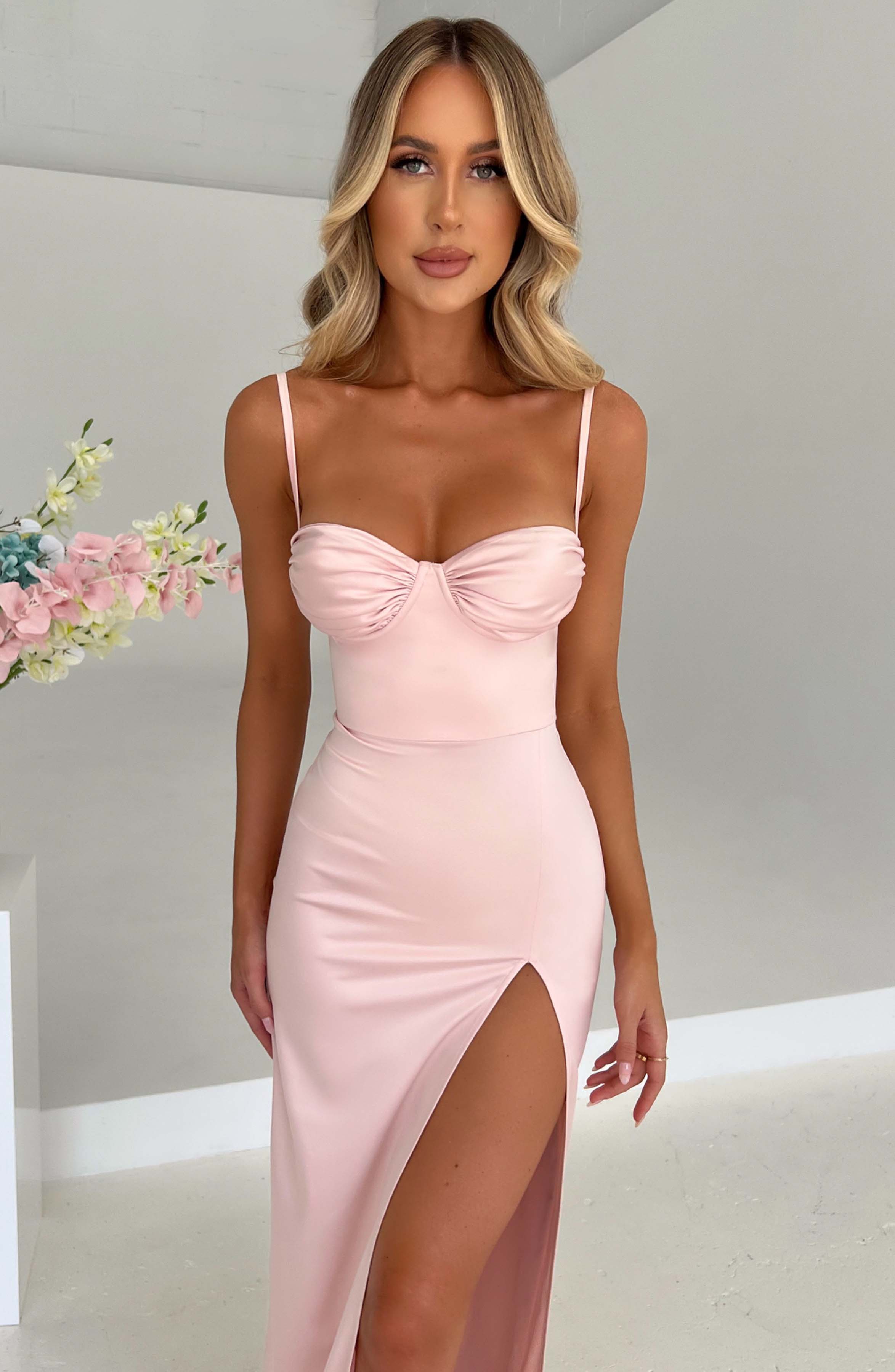Crystal Maxi Dress - Blush