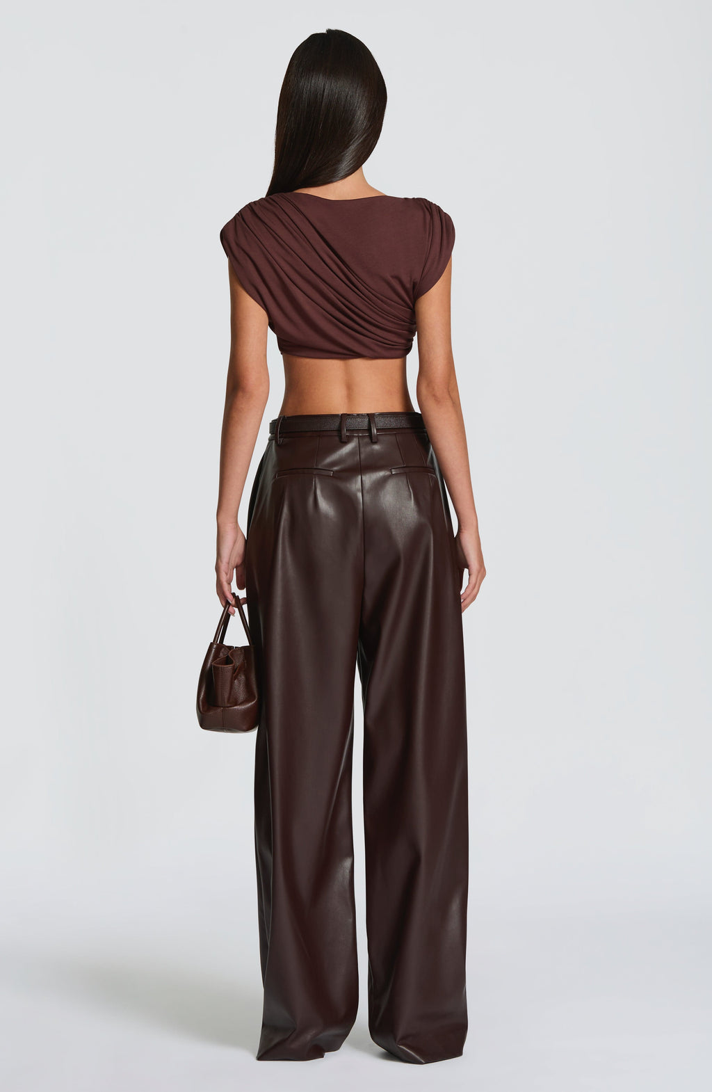 Olivia Top - Plum Brown