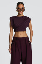 Olivia Top - Plum