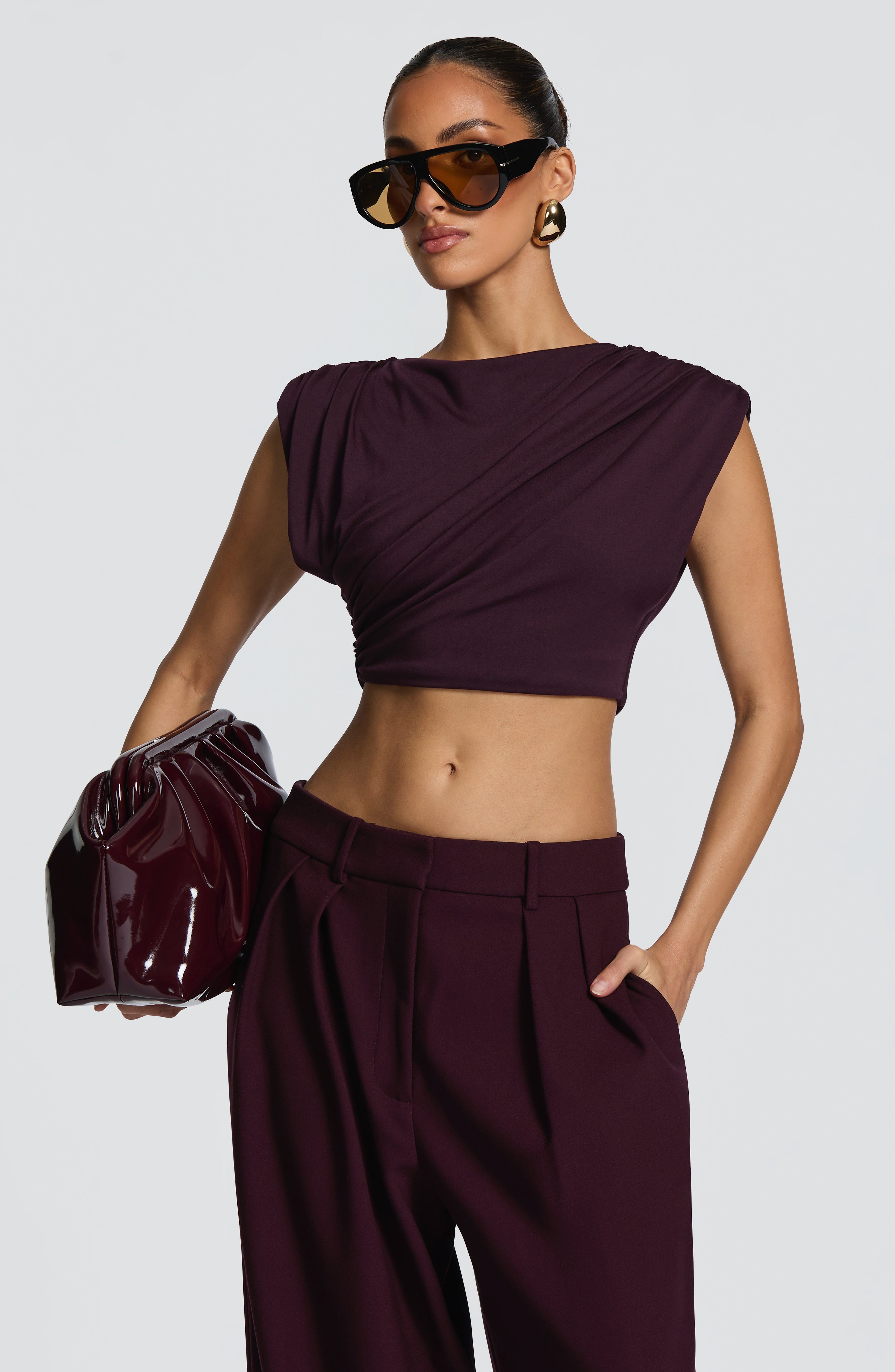 Olivia Top - Plum