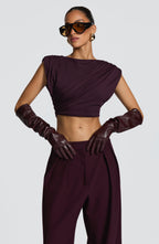 Olivia Top - Plum