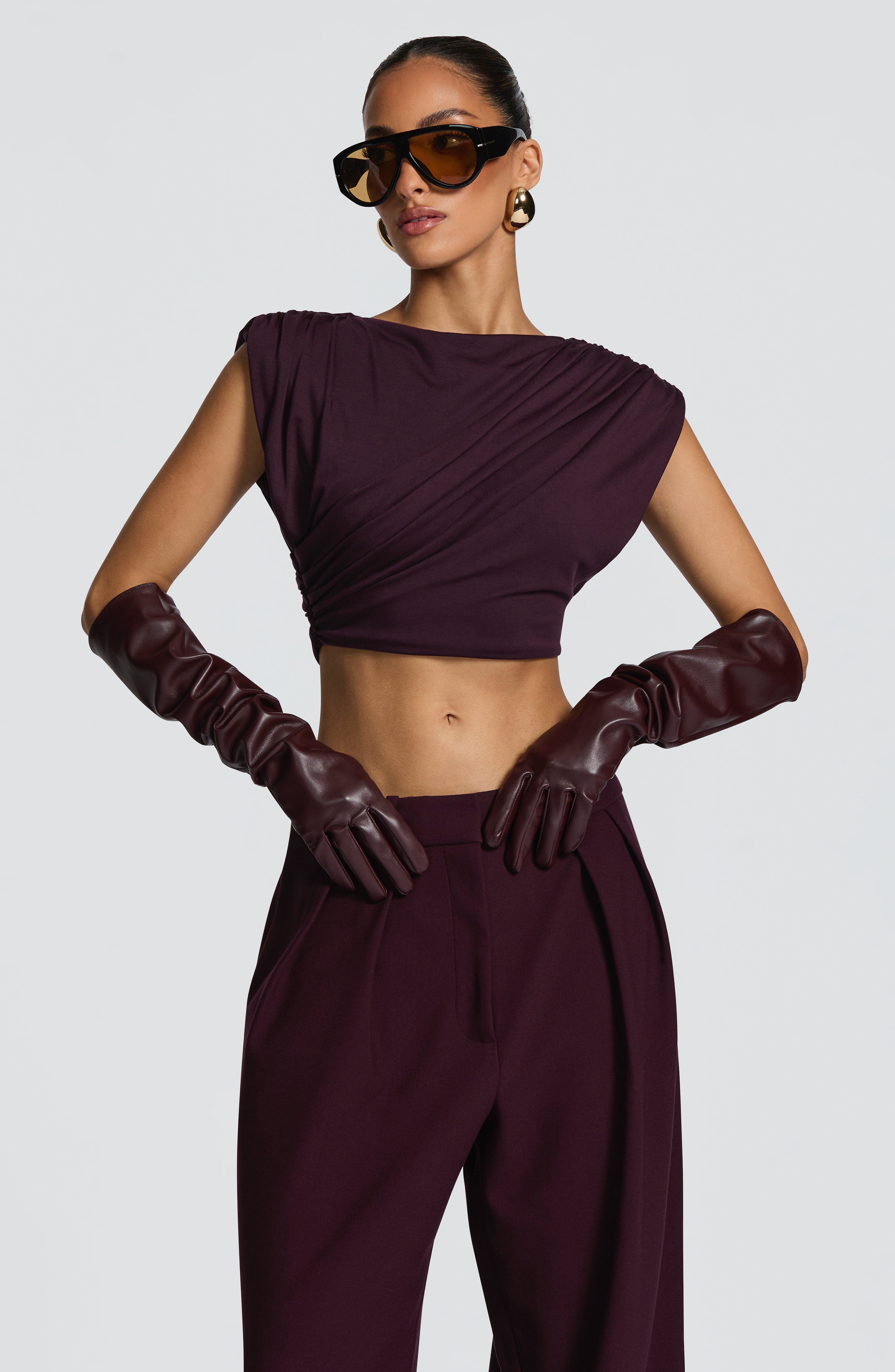 Olivia Top - Plum