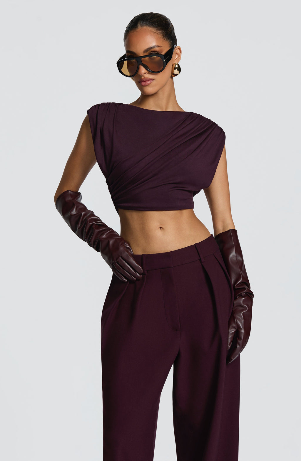 Olivia Top - Plum