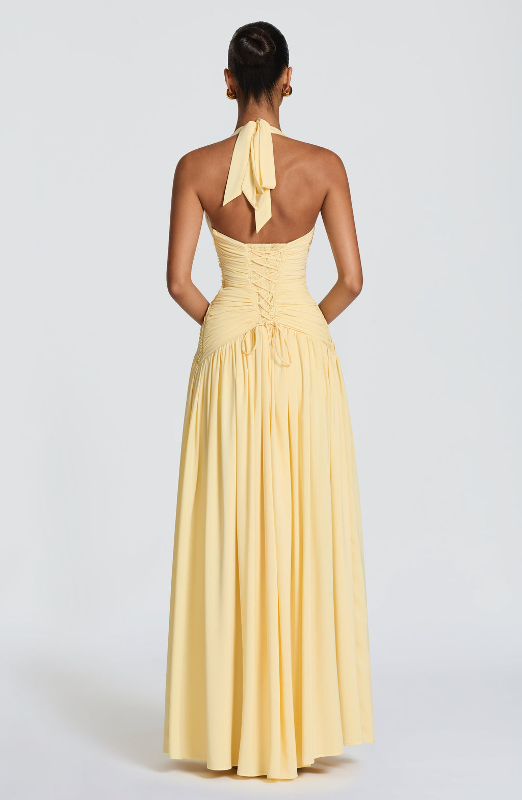 Alessia Maxi Dress - Lemon