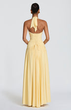 Alessia Maxi Dress - Lemon