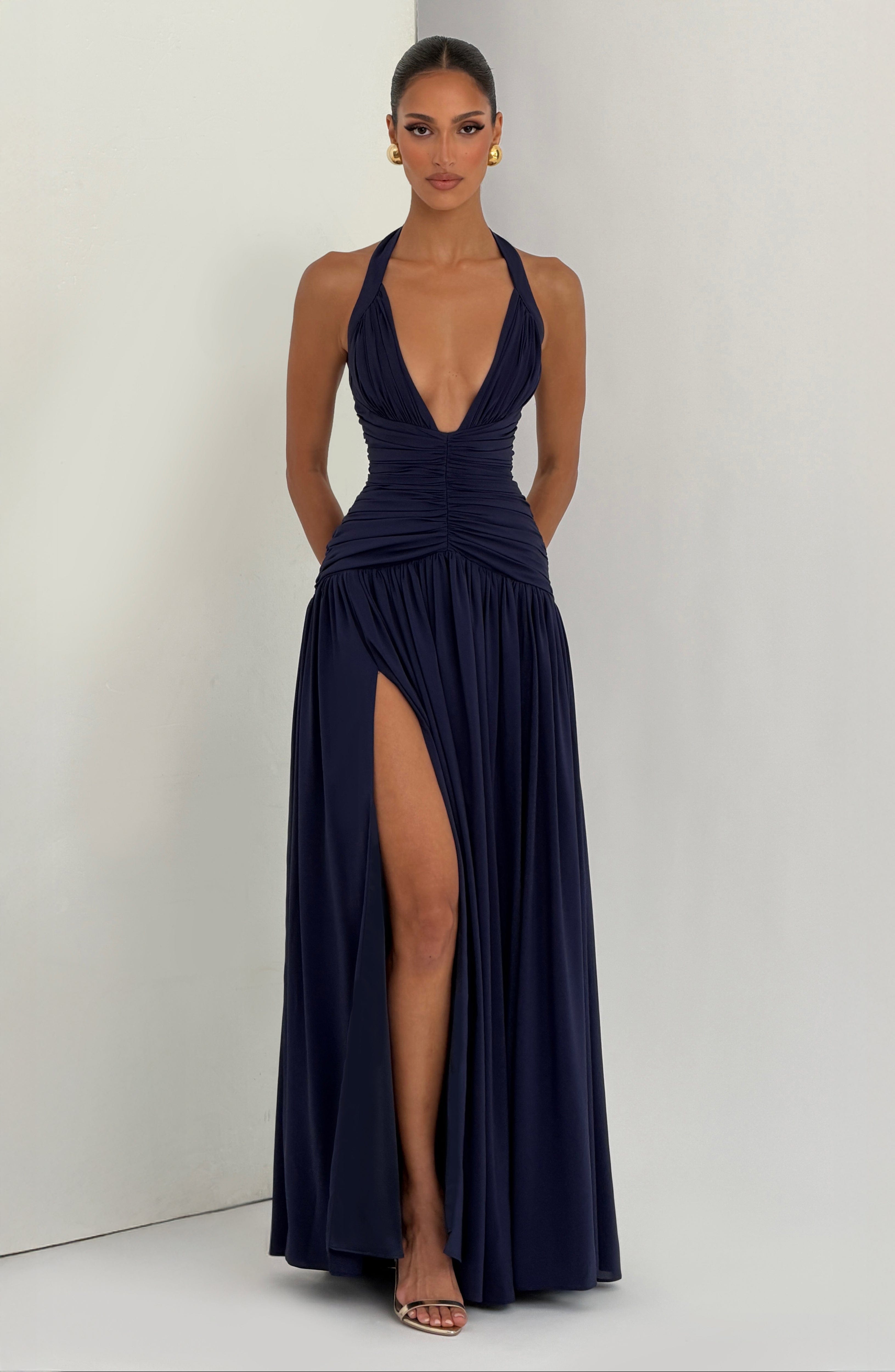 Alessia Maxi Dress - Navy