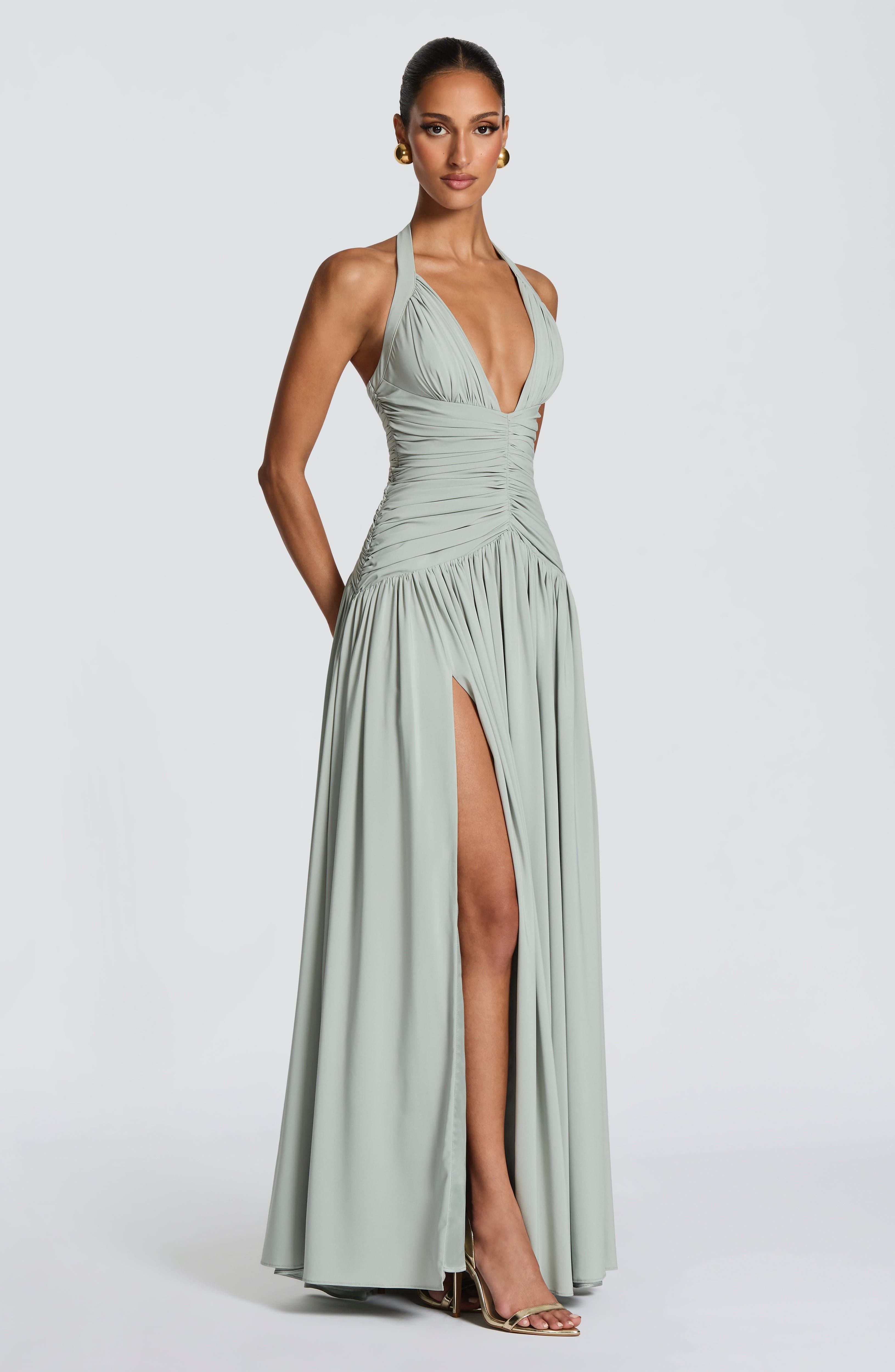Alessia Maxi Dress - Sage