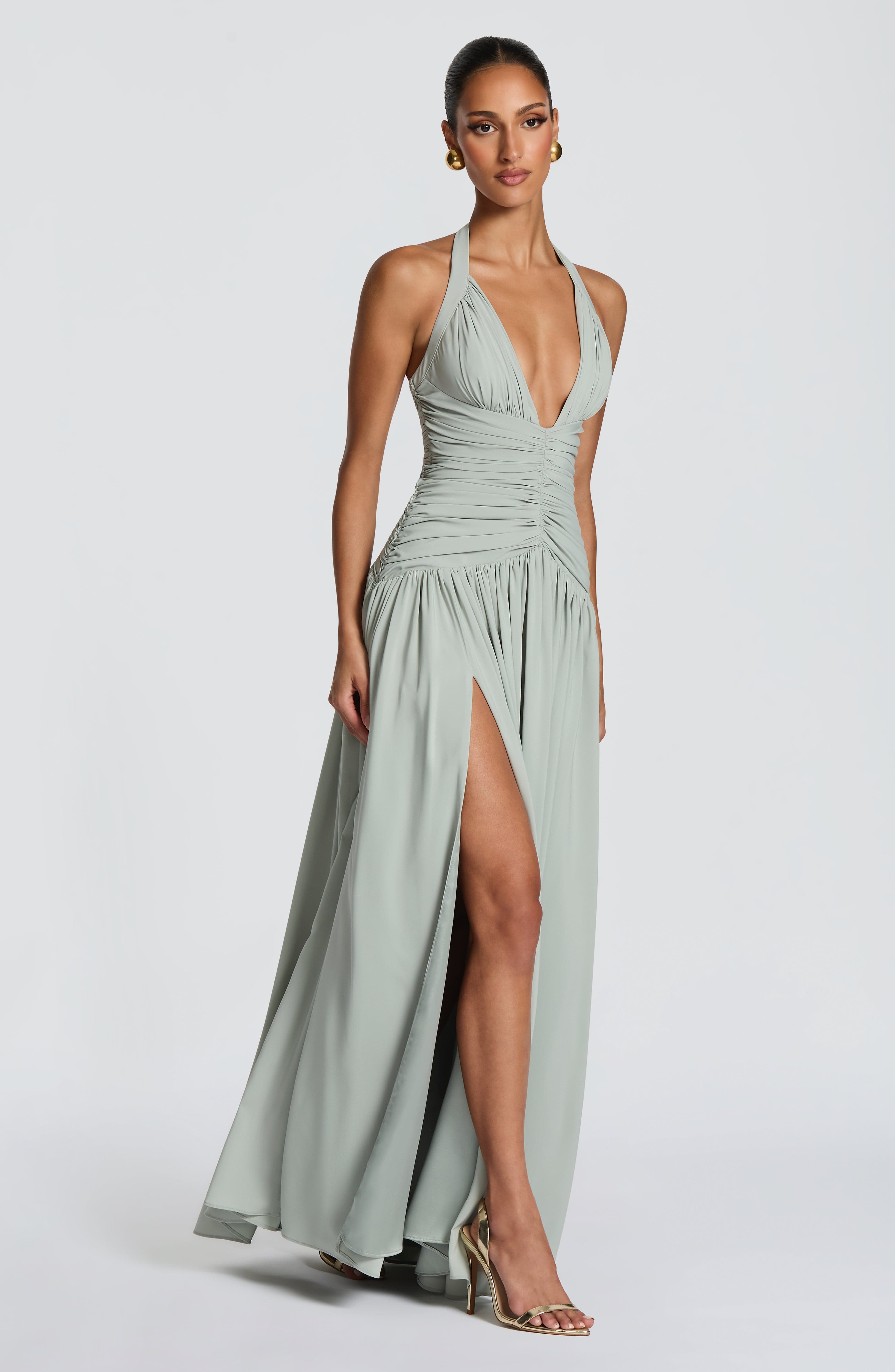 Alessia Maxi Dress - Sage