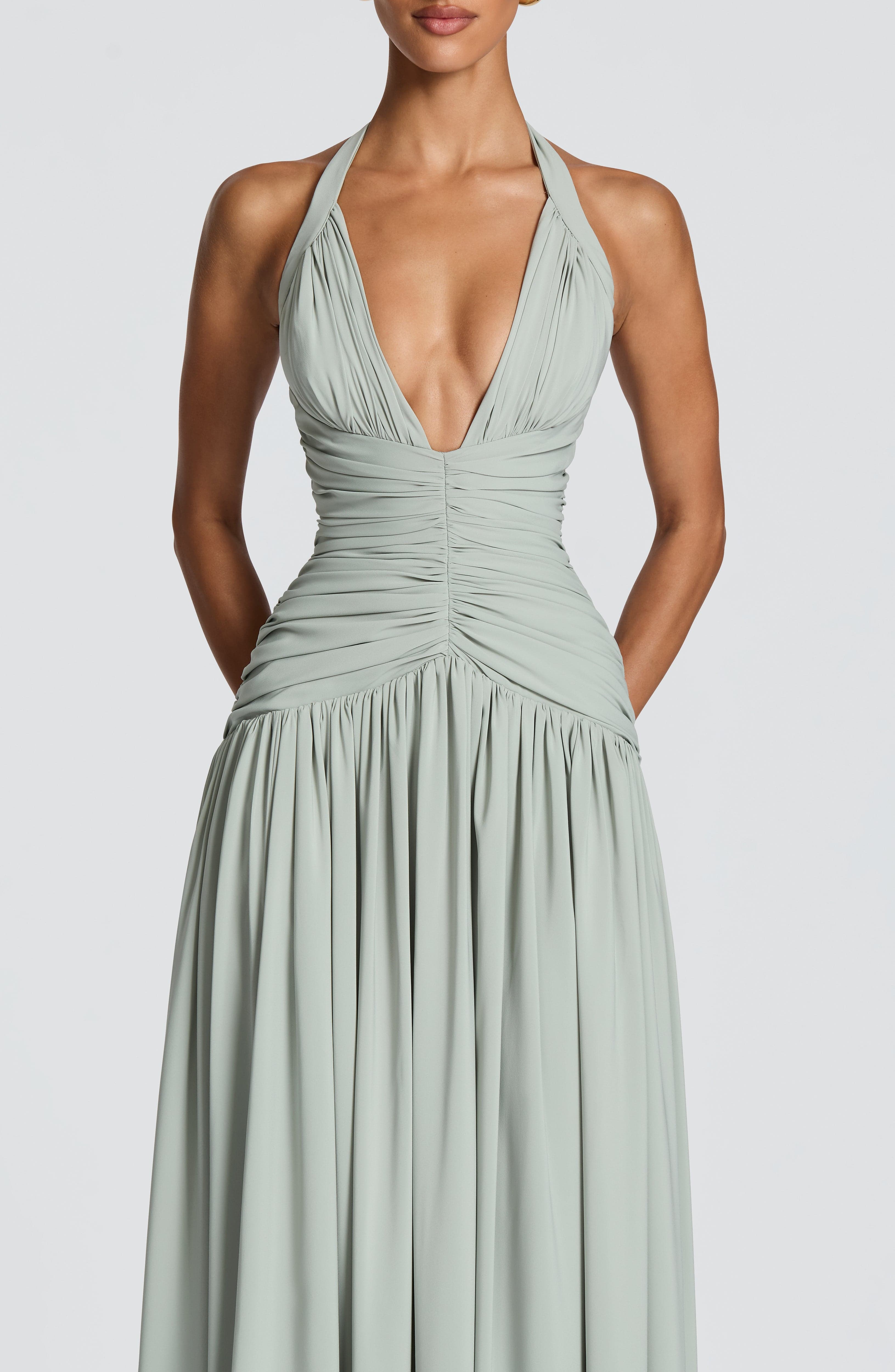 Alessia Maxi Dress - Sage