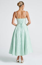 Olivia Midi Dress - Mint