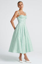 Olivia Midi Dress - Mint