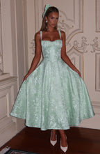 Olivia Midi Dress - Mint