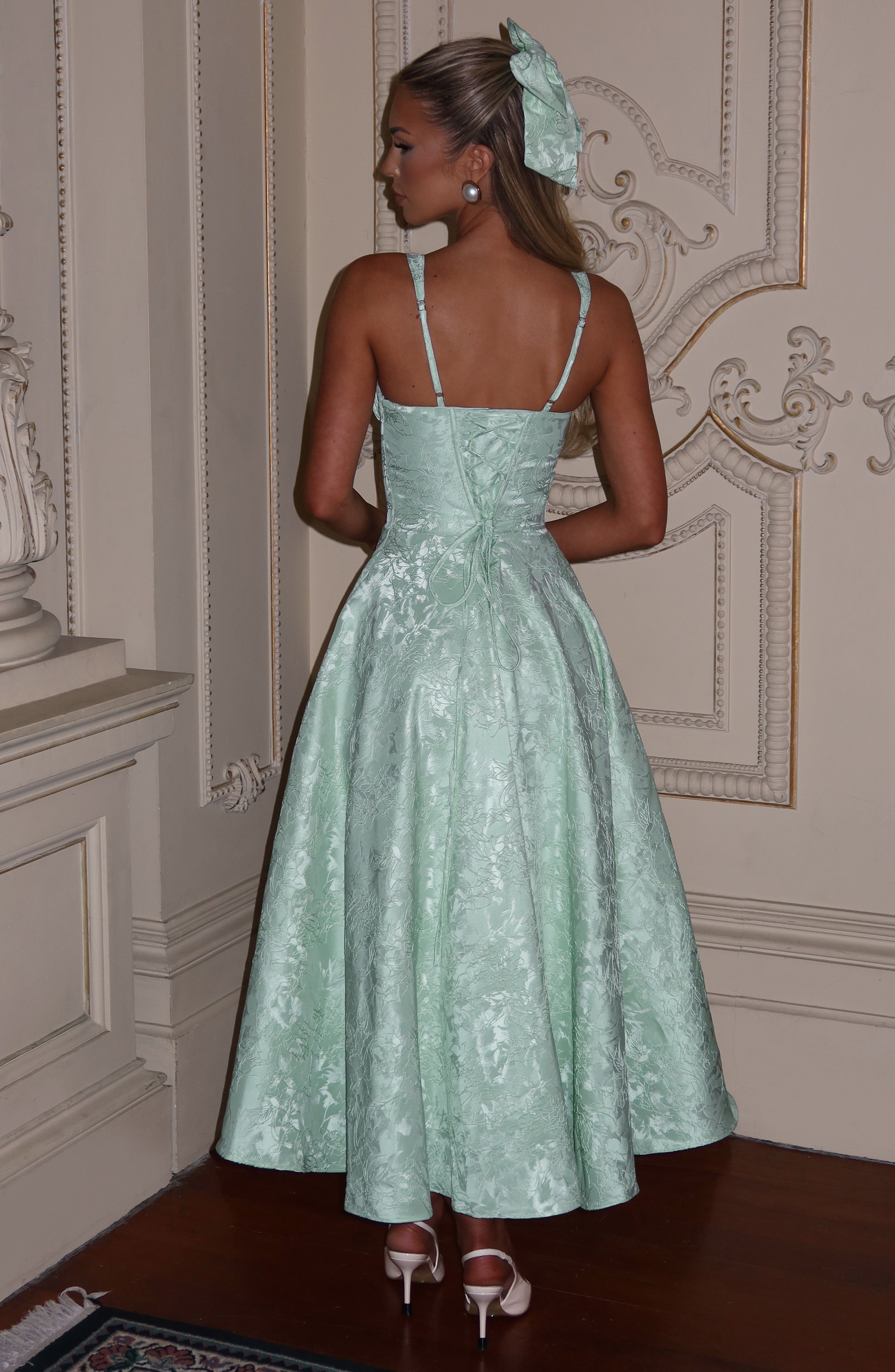 Olivia Midi Dress - Mint