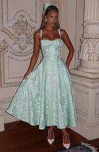 Olivia Midi Dress - Mint