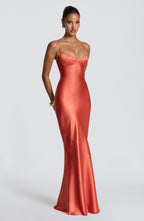 Natalie Maxi Dress - Burnt Orange