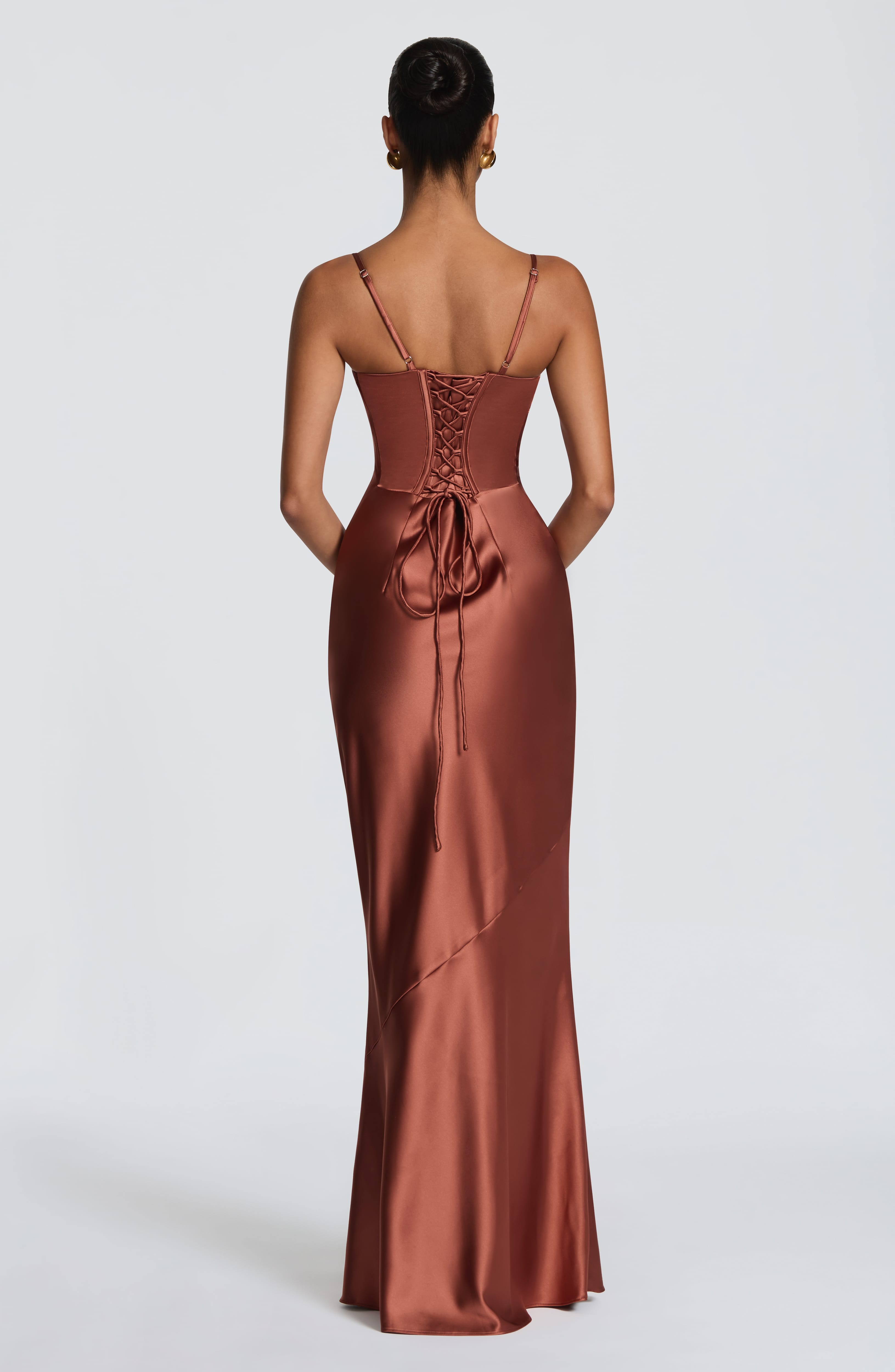 Natalie Maxi Dress - Rust