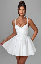 Charlotte Mini Dress - Ivory