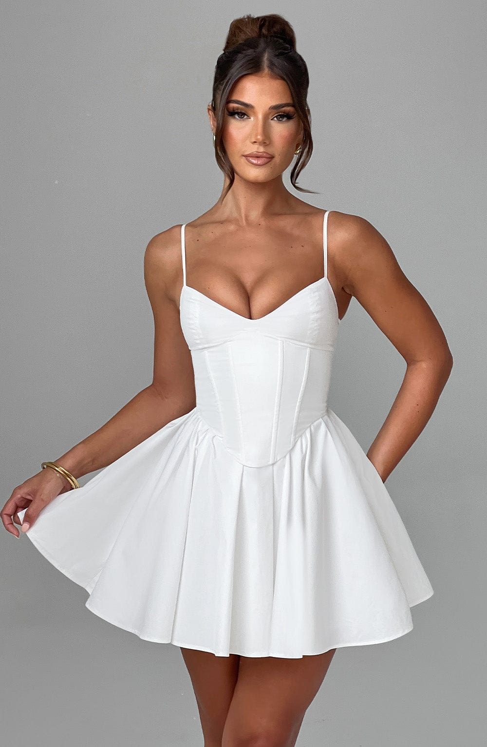 Charlotte Mini Dress - Ivory