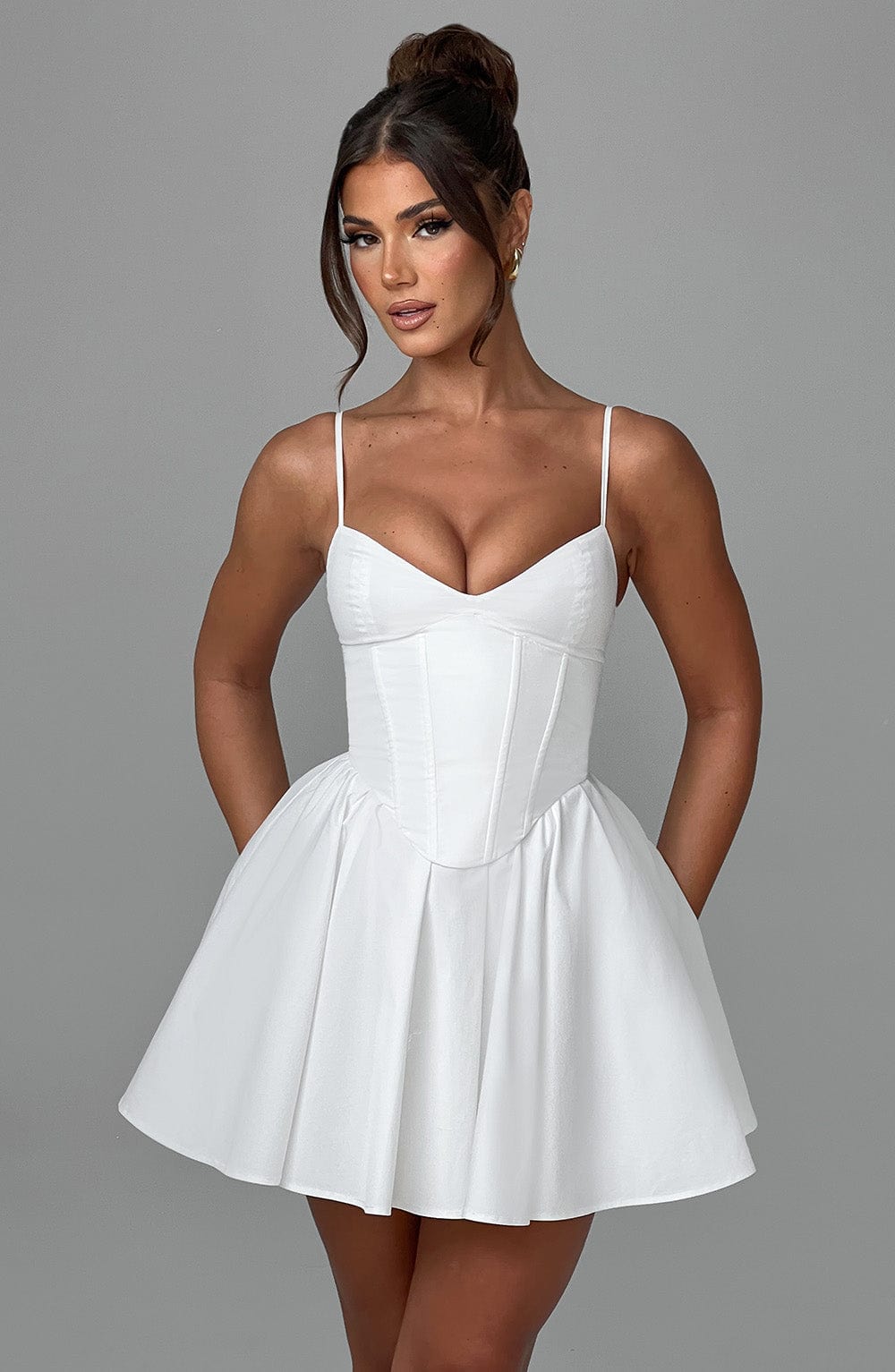 Charlotte Mini Dress - Ivory