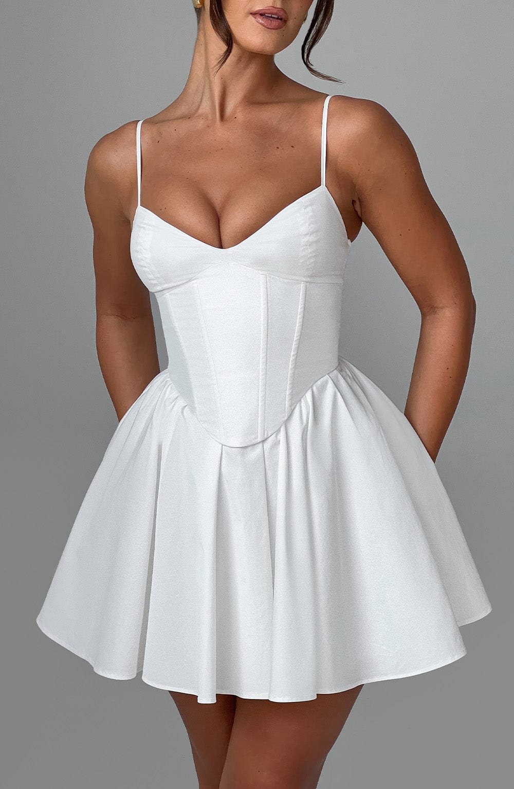 Charlotte Mini Dress - Ivory