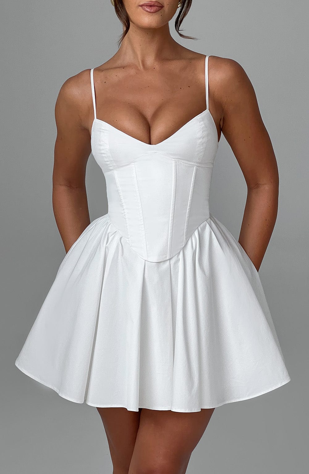 Charlotte Mini Dress - Ivory