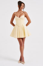 Charlotte Mini Dress - Lemon