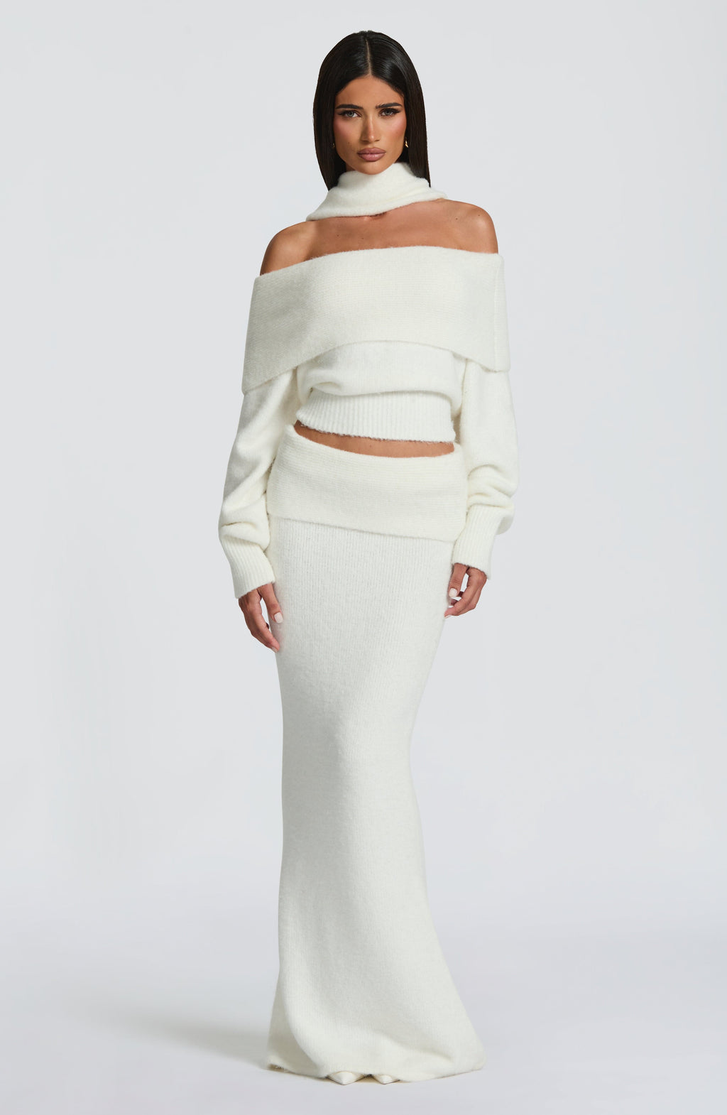 Adele Maxi Skirt - Ivory