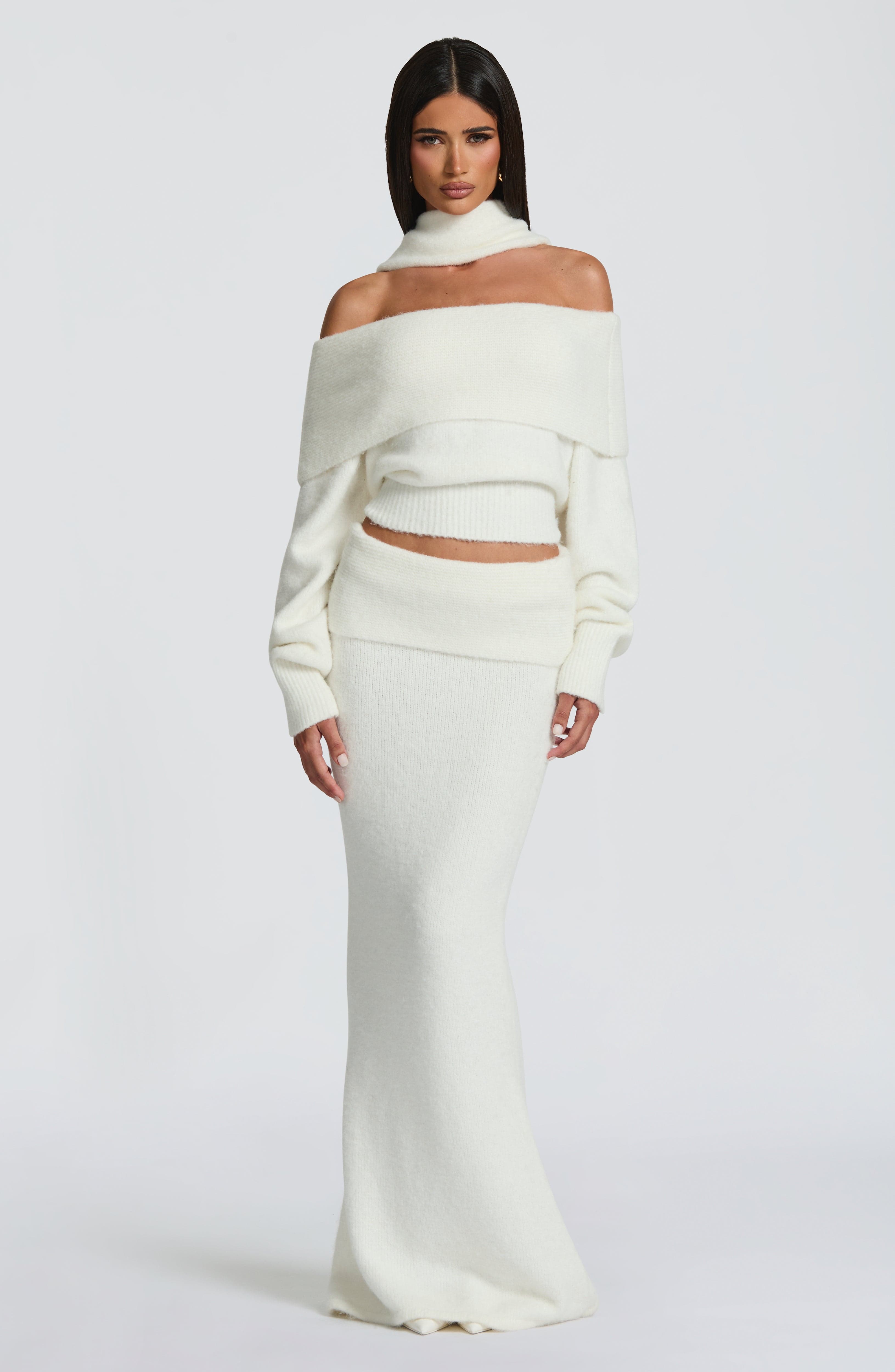 Adele Maxi Skirt - Ivory