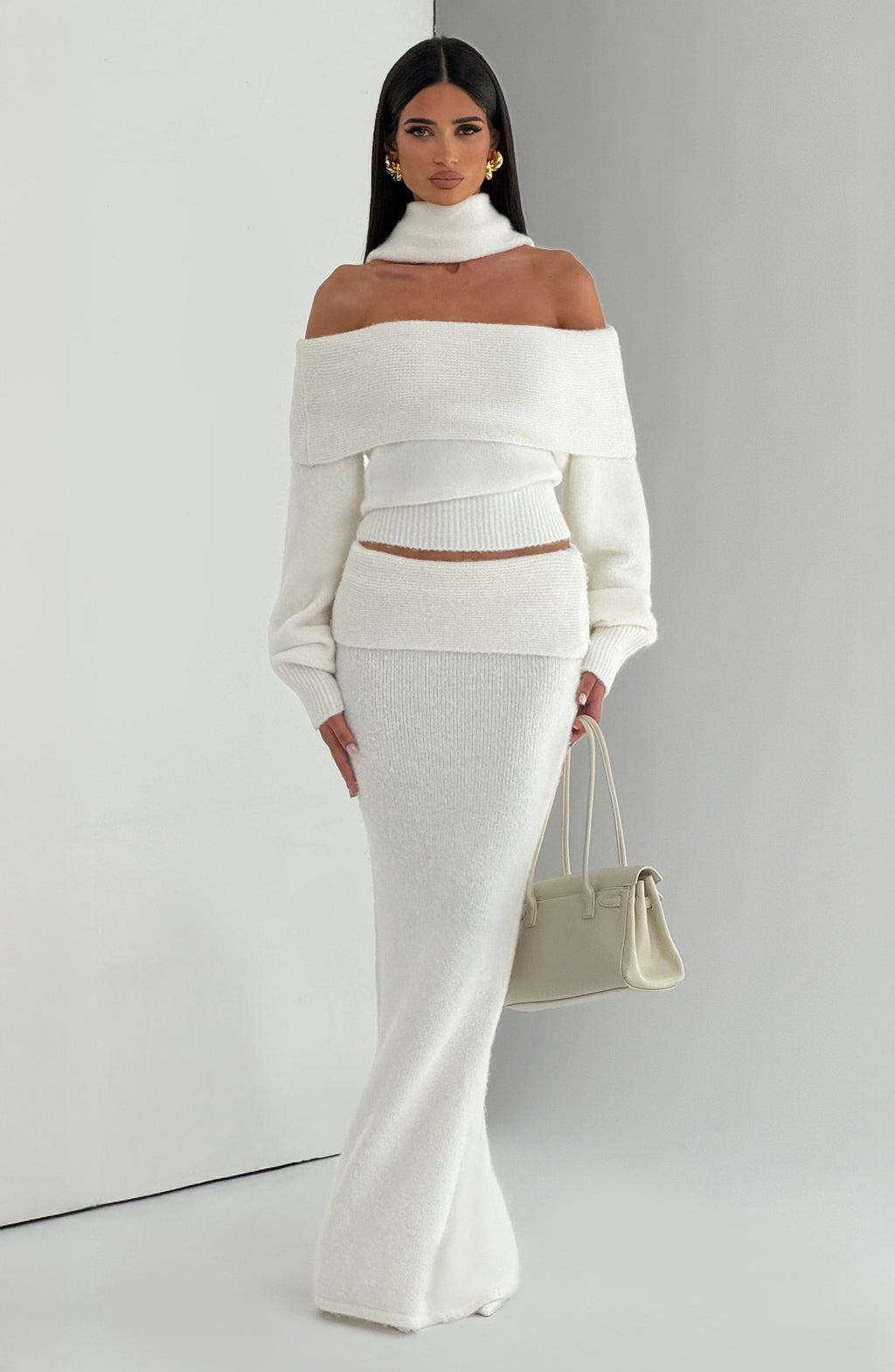 Adele Maxi Skirt - Ivory