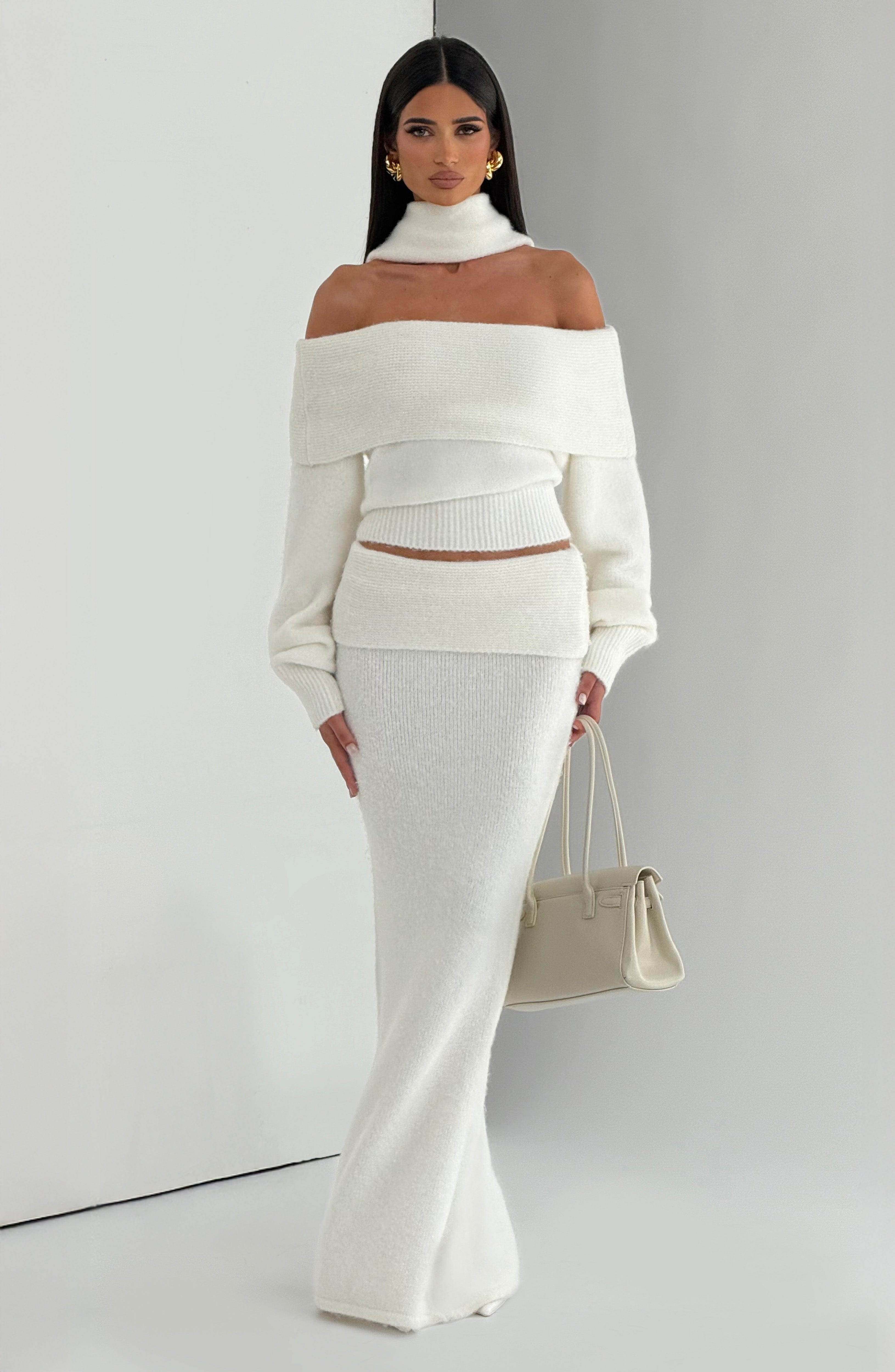 Adele Maxi Skirt - Ivory