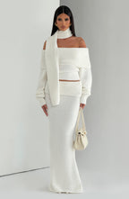 Adele Maxi Skirt - Ivory