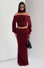 Adele Top - Burgundy