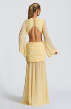 Bella Maxi Dress - Lemon
