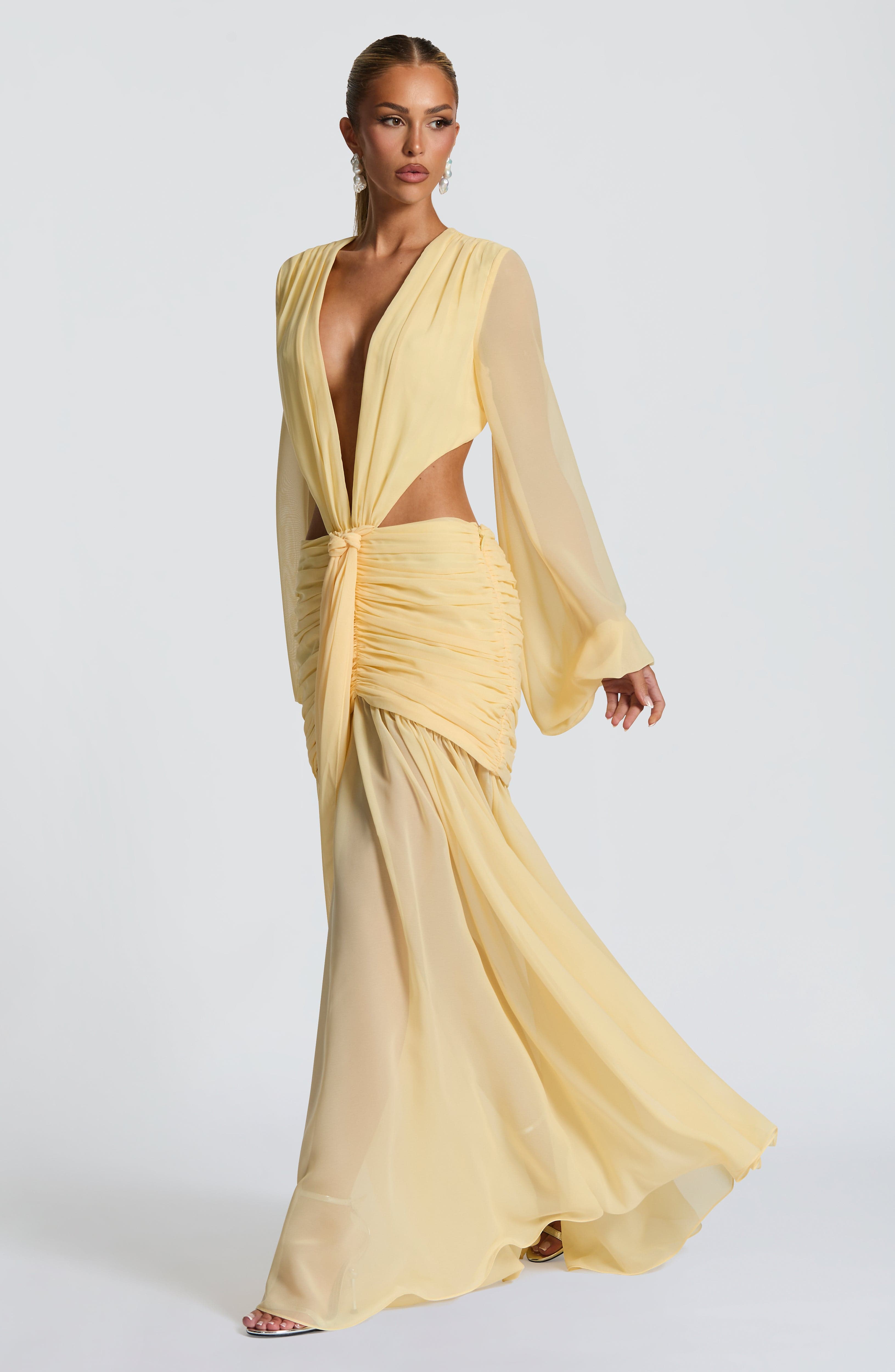 Bella Maxi Dress - Lemon