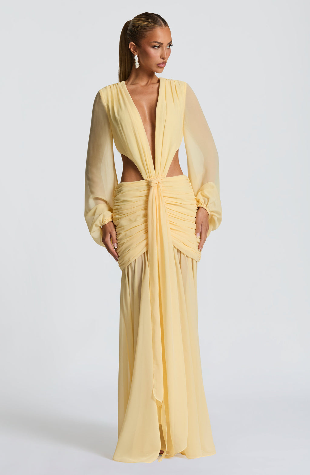 Bella Maxi Dress - Lemon
