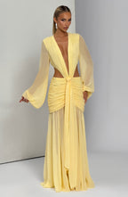 Bella Maxi Dress - Lemon