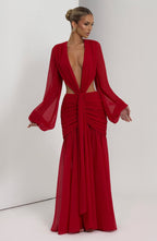 Bella Maxi Dress - Red