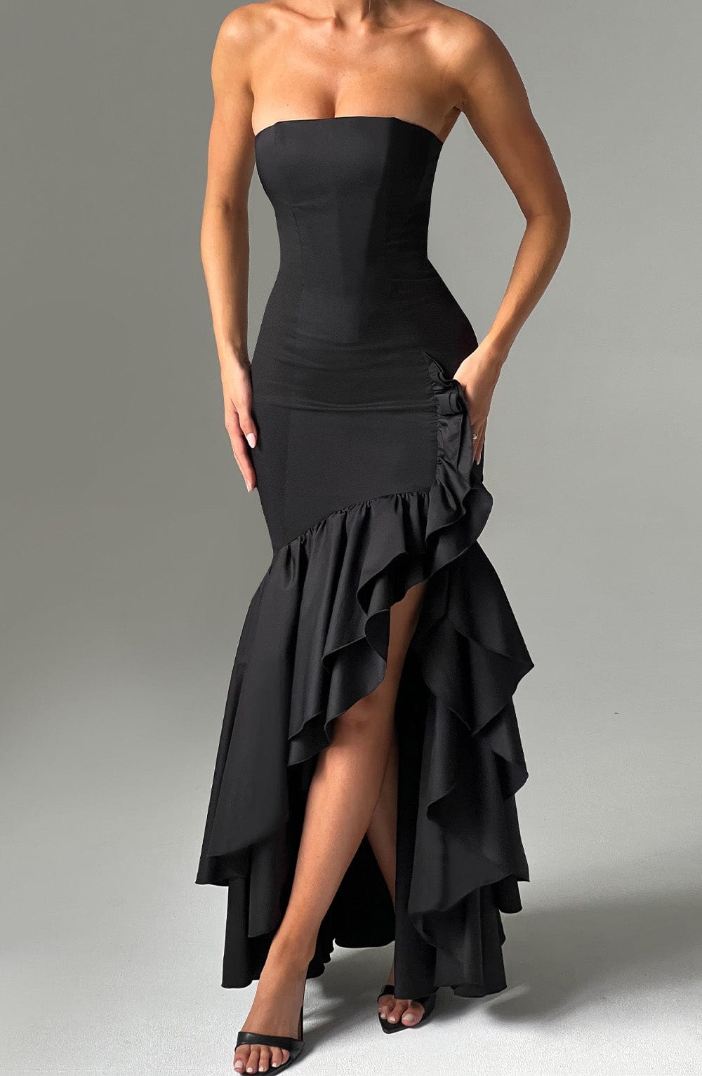 Savannah Maxi Dress - Black