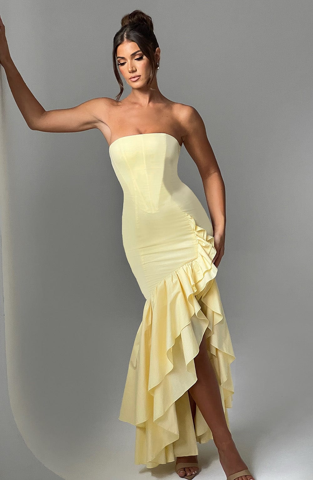Savannah Maxi Dress - Lemon