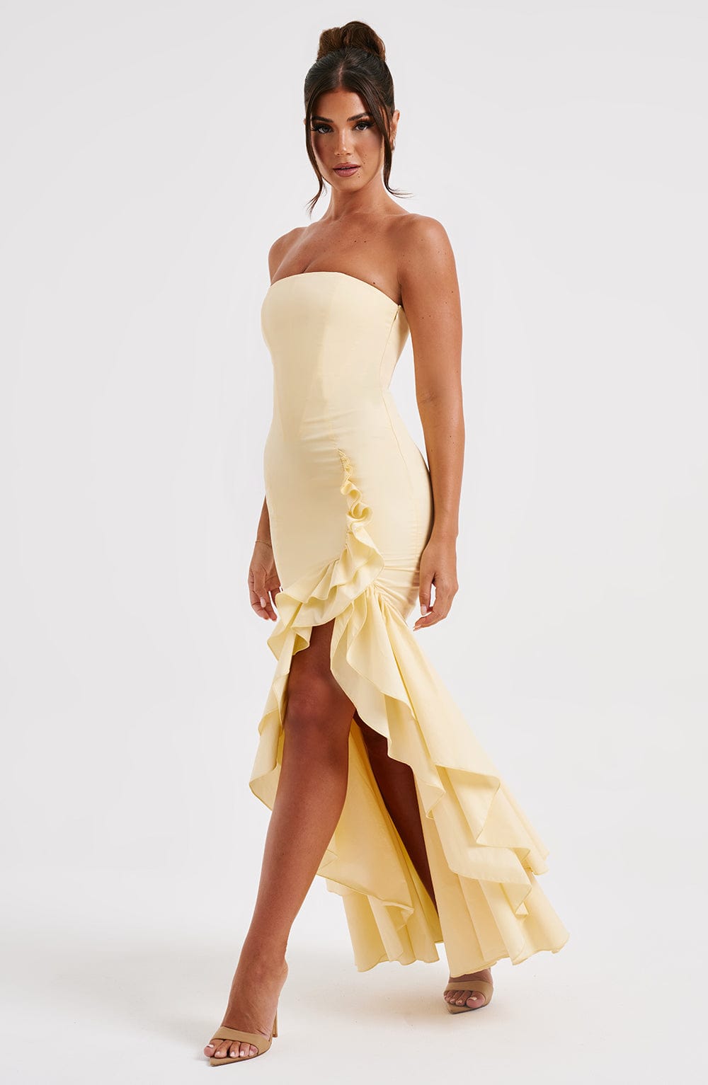 Savannah Maxi Dress - Lemon
