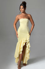 Savannah Maxi Dress - Lemon
