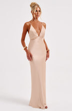 Amber Maxi Dress - Champagne