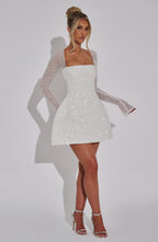 Emma Mini Dress - Ivory