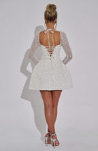Emma Mini Dress - Ivory